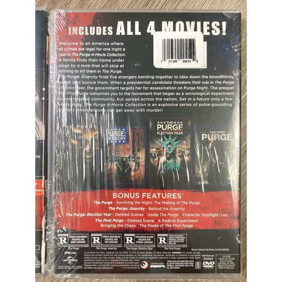 The Purge: Season One & 4-Movie Collection DVD‎ Horror Thriller Set DVD DVDs - Picture 9 of 10